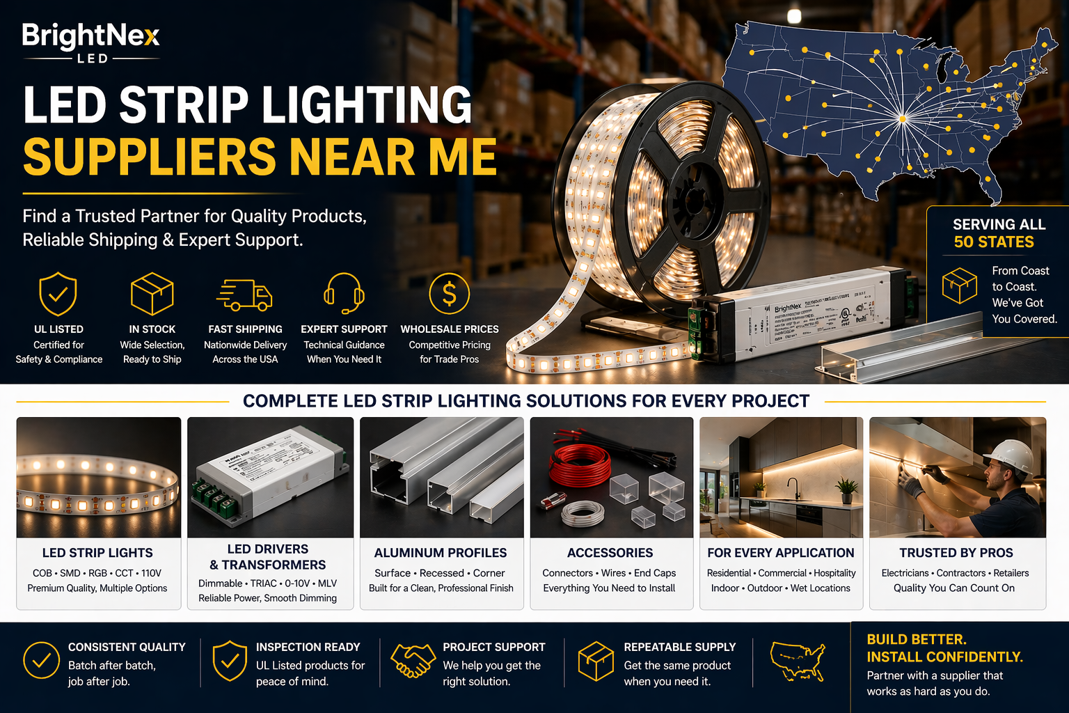 LED Strip Lighting Suppliers Near Me