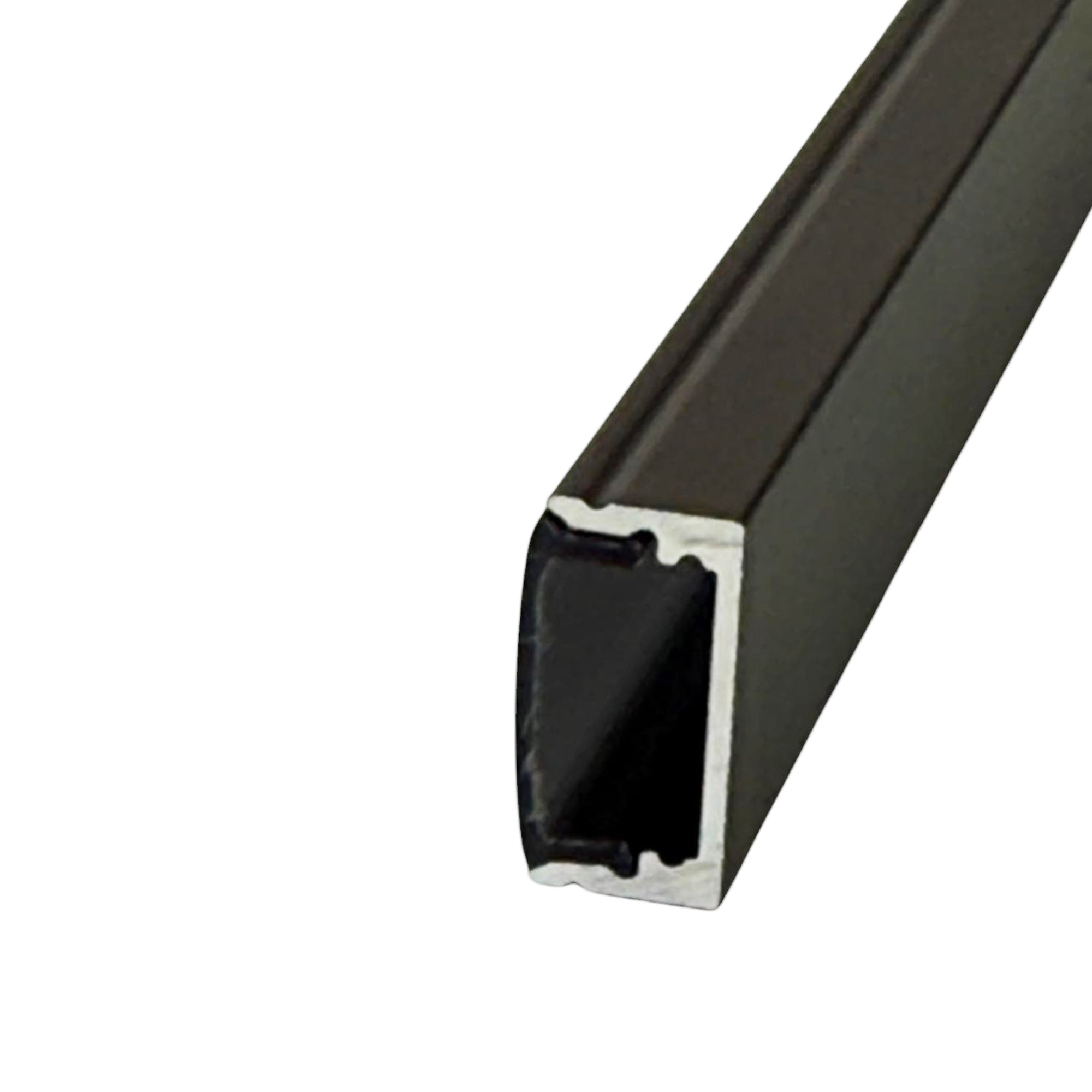 Surface Mounted Aluminum Profiles, Black Aluminum Channel, Black cover, BN252-Black-B