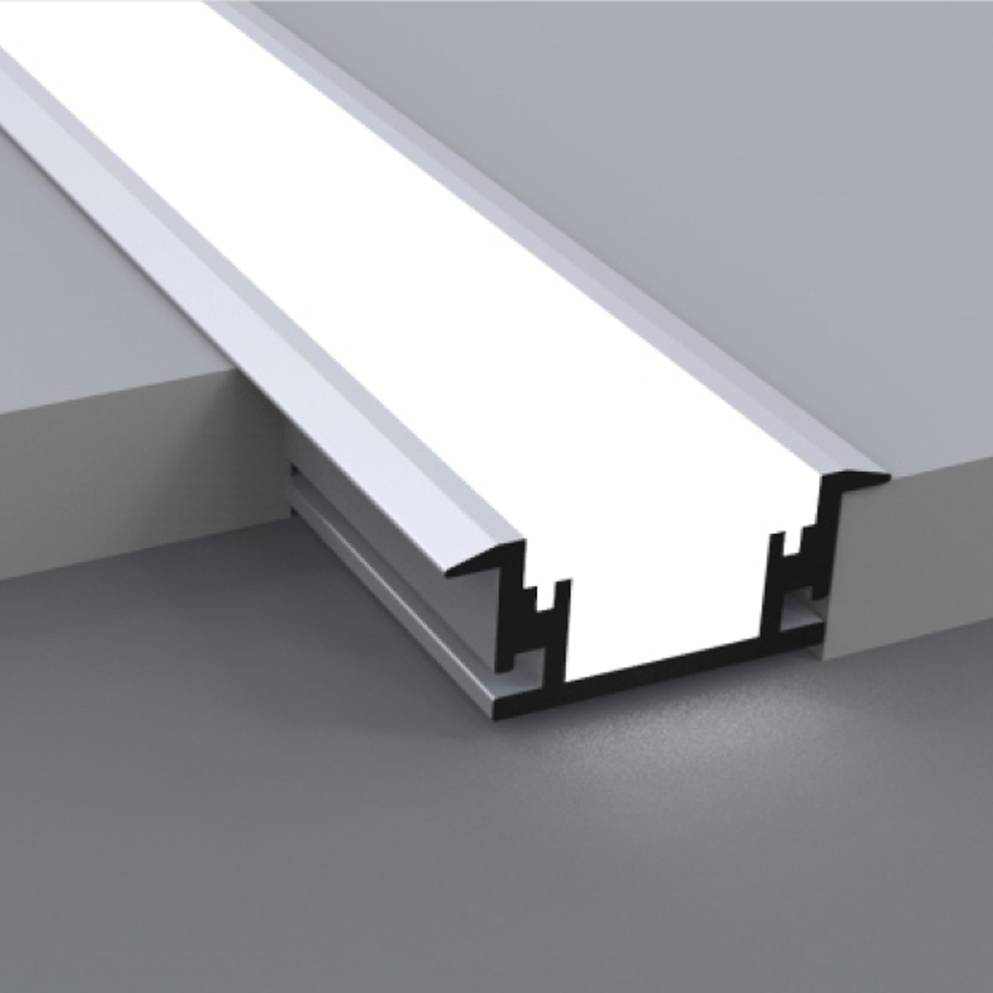 Floor LED Aluminum Profile, Floor Series, in-Ground Driveway Walkway LED Profile, BN264