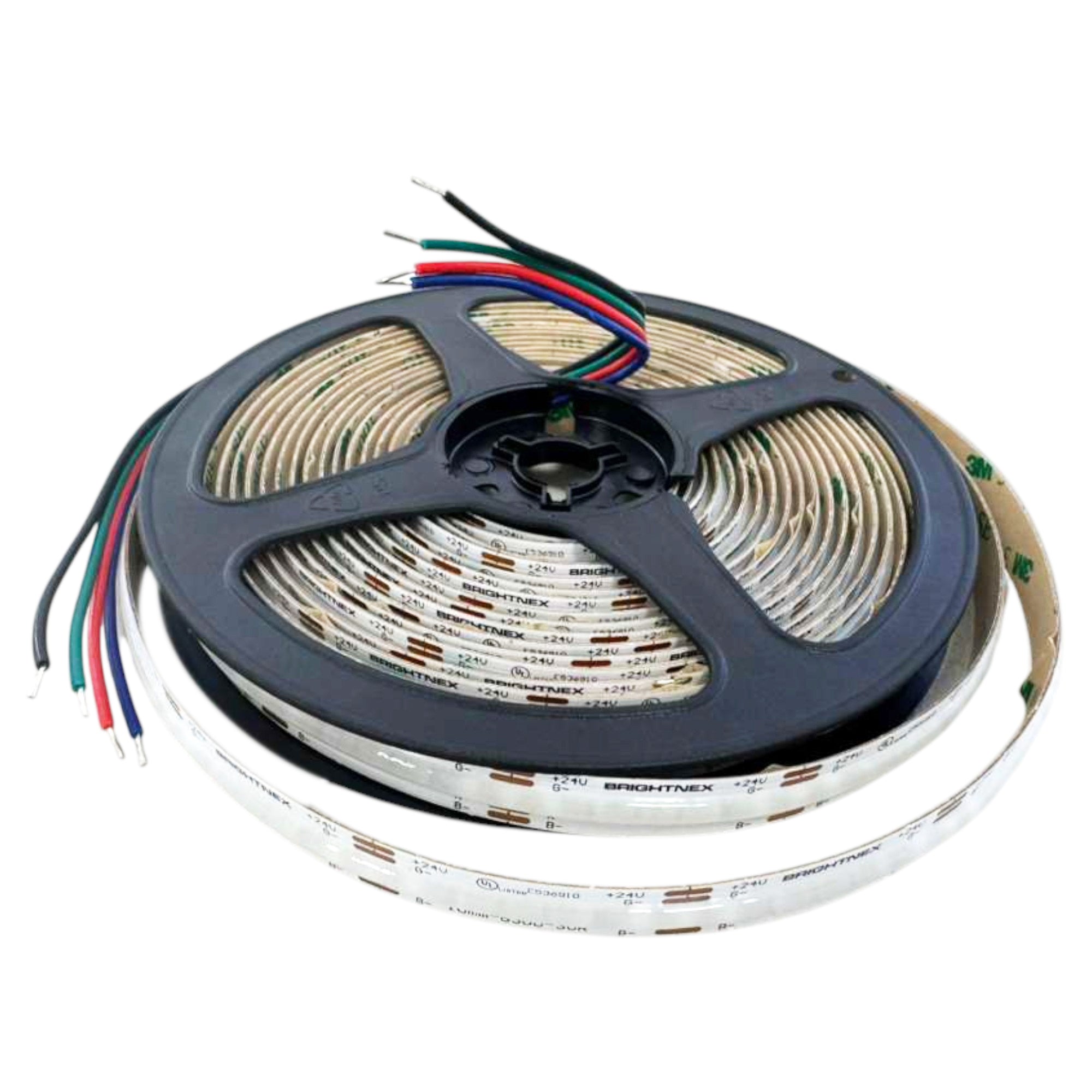 RGB Dotless Linear LED Strip Lights - Cob RGB - Input DC24V, 16.5 ft,32ft,82ft UL Certified