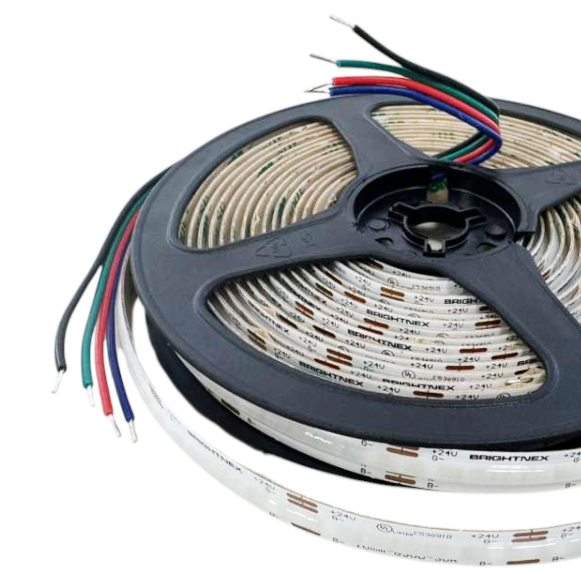 RGB Dotless Linear LED Strip Lights - Cob RGB - Input DC24V, 16.5 ft,32ft,82ft UL Certified