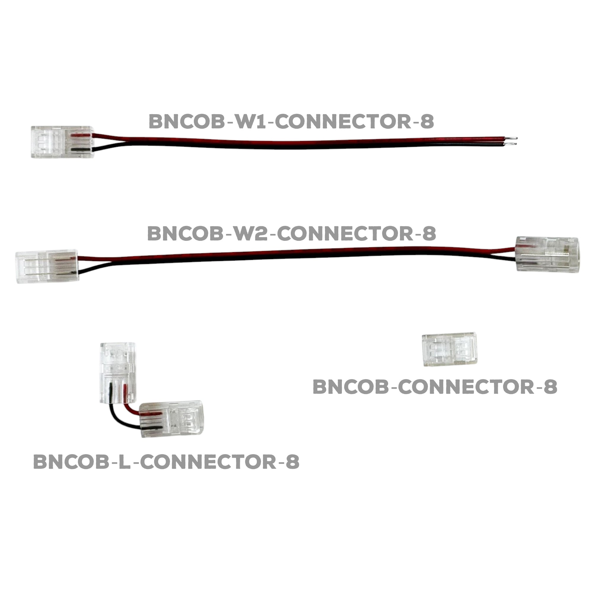 Connector for Cob single color strip (8mm width)