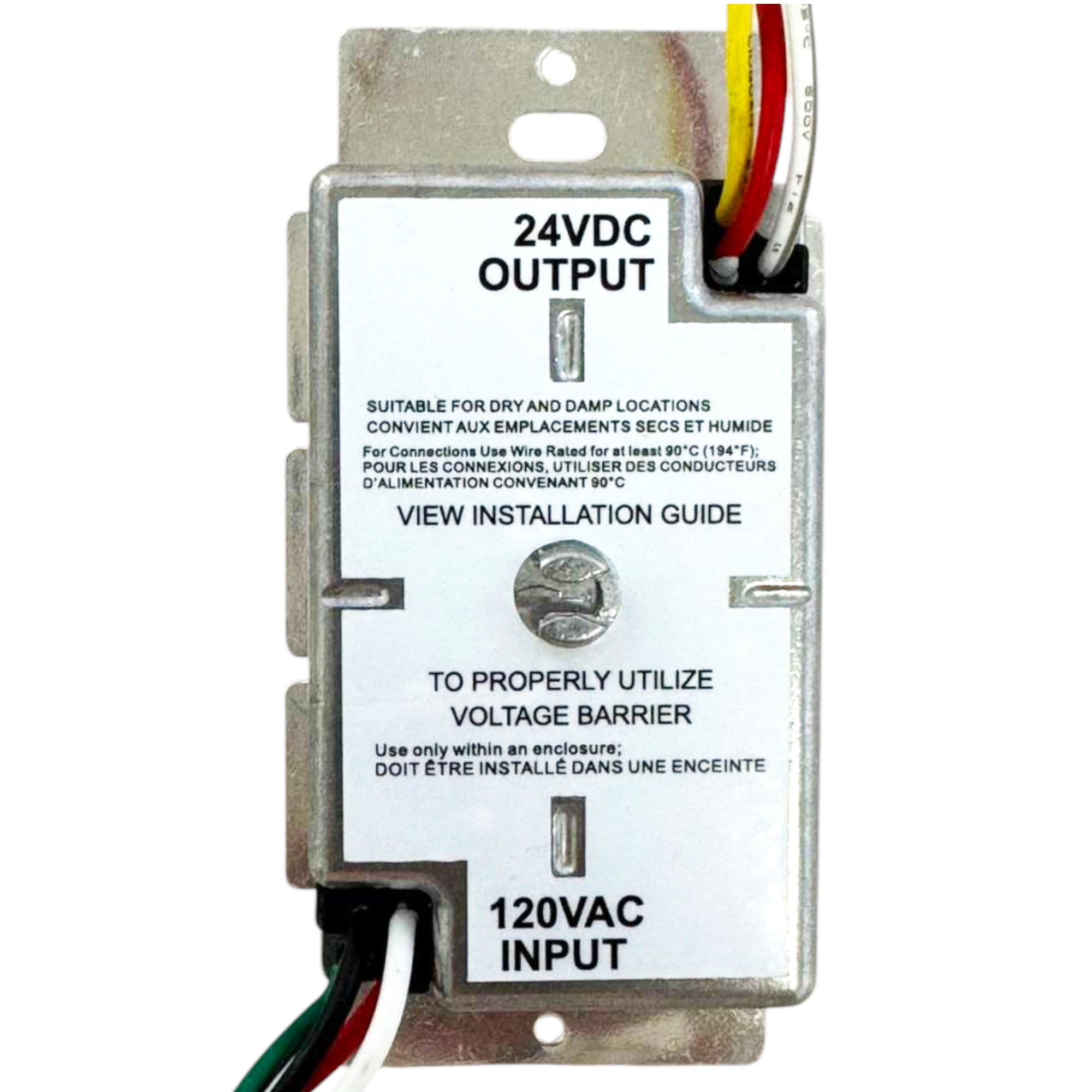 160W 24V CCT Adjustable LED Driver with Built-In Dimming – UL Listed, Flicker-Free –