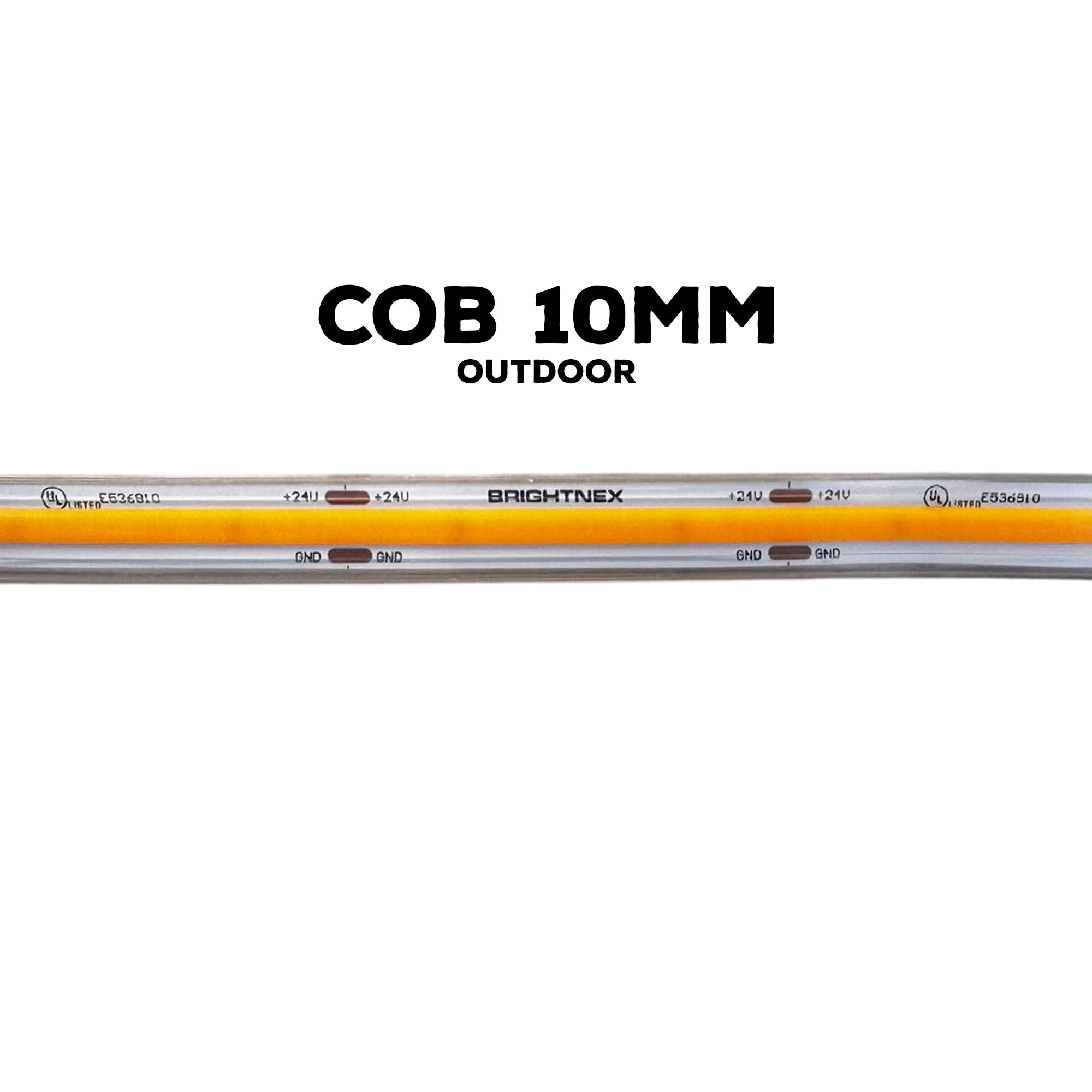 Outdoor (IP65) COB Strip Light, Dotless 82ft & 16.5ft (27K, 3K, 4K, 5K), UL Certified