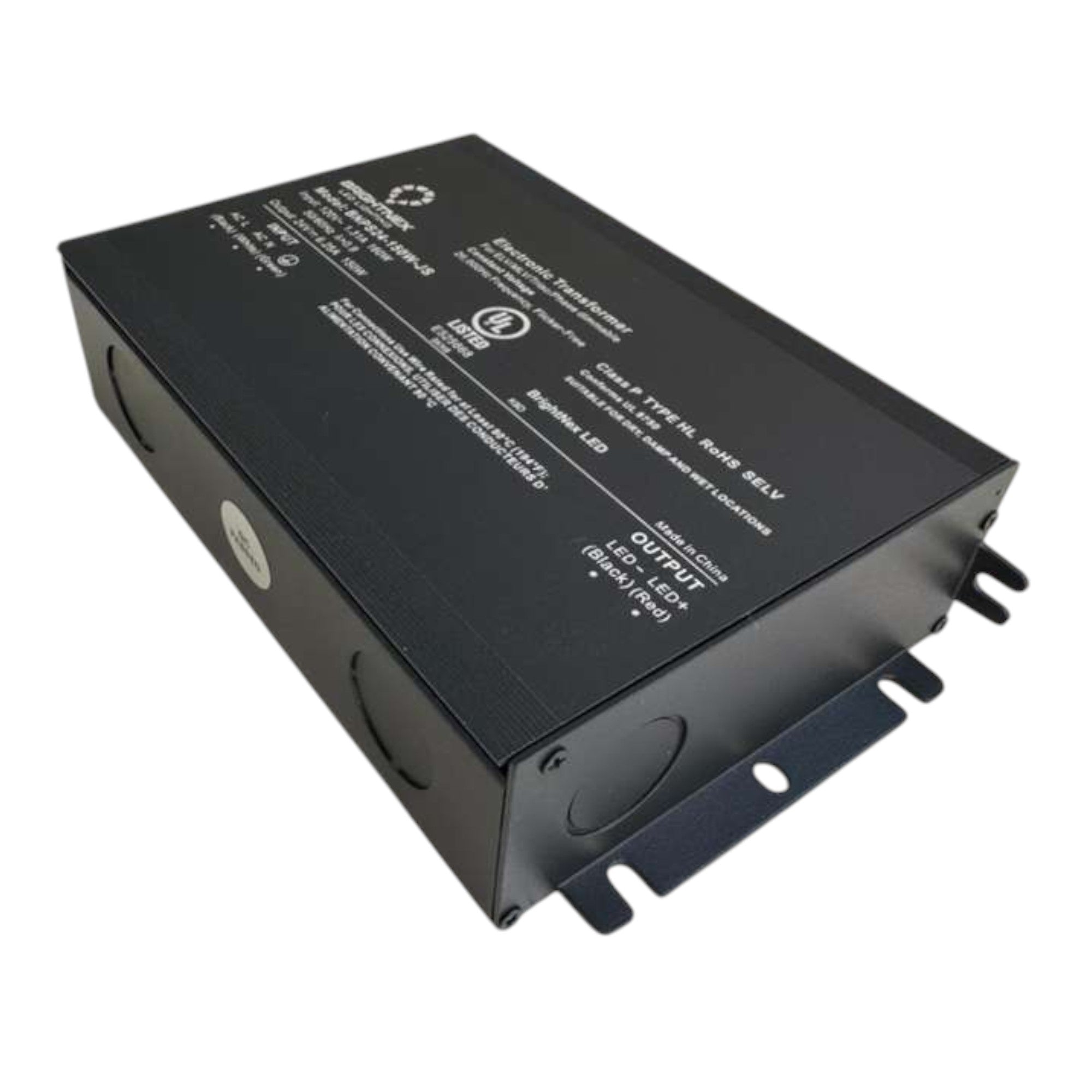 UL listed 24V 150W dimmable LED driver metal junction box transformer for indoor and outdoor LED lighting applications