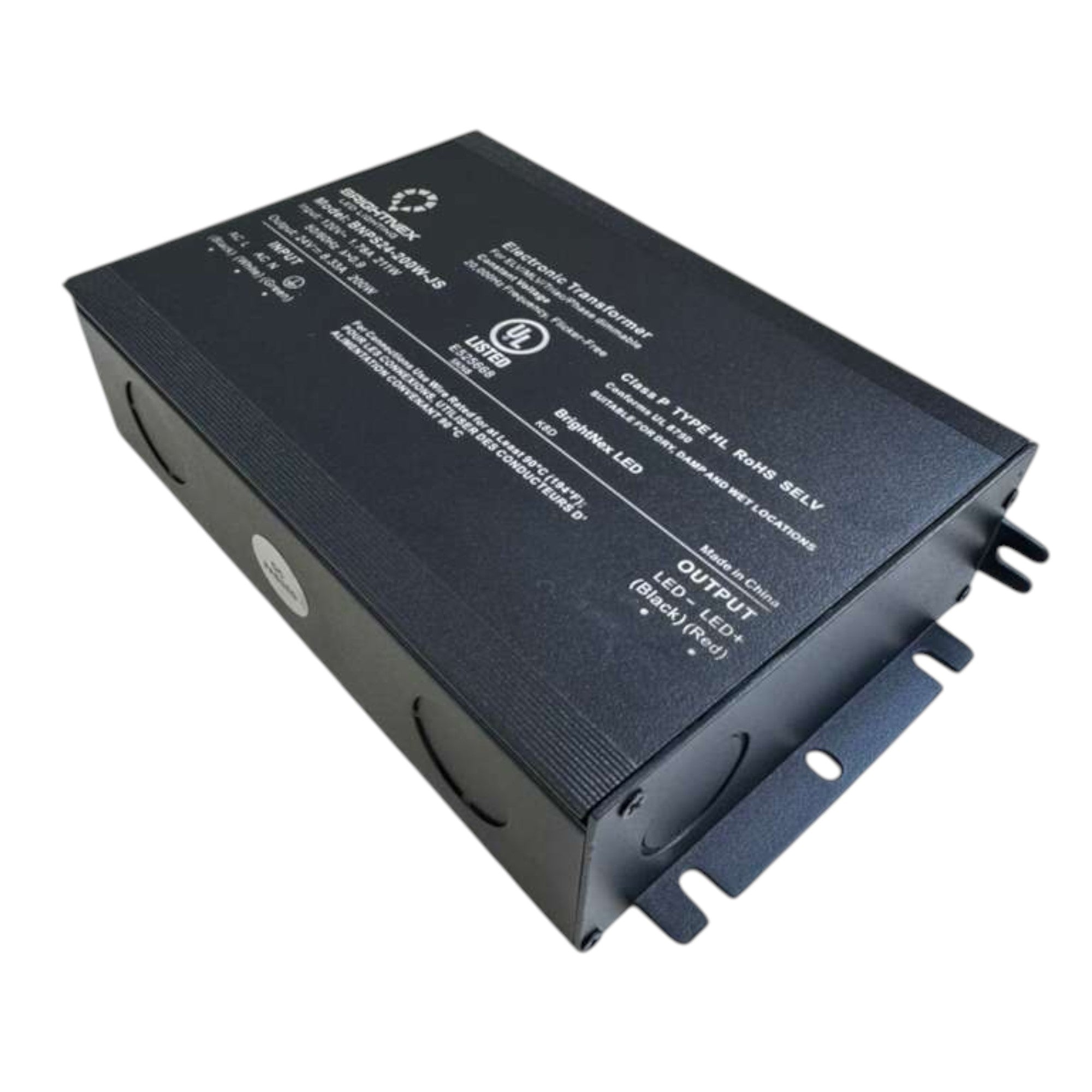 UL listed 24V 200W dimmable LED driver metal junction box transformer for indoor and outdoor LED lighting applications