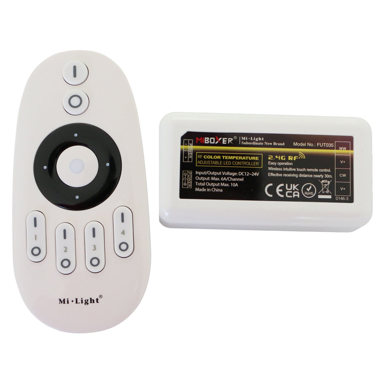 4 Zone Dimmable CCT Remote and Controller