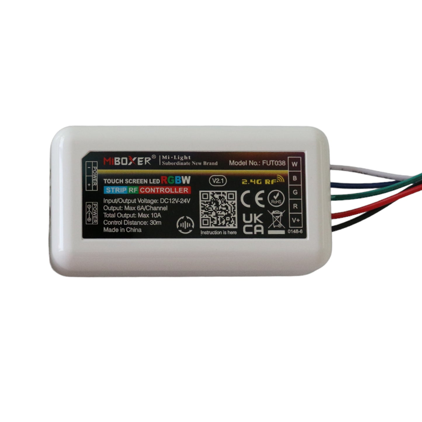 RGBW Strip Light Controller and Remote
