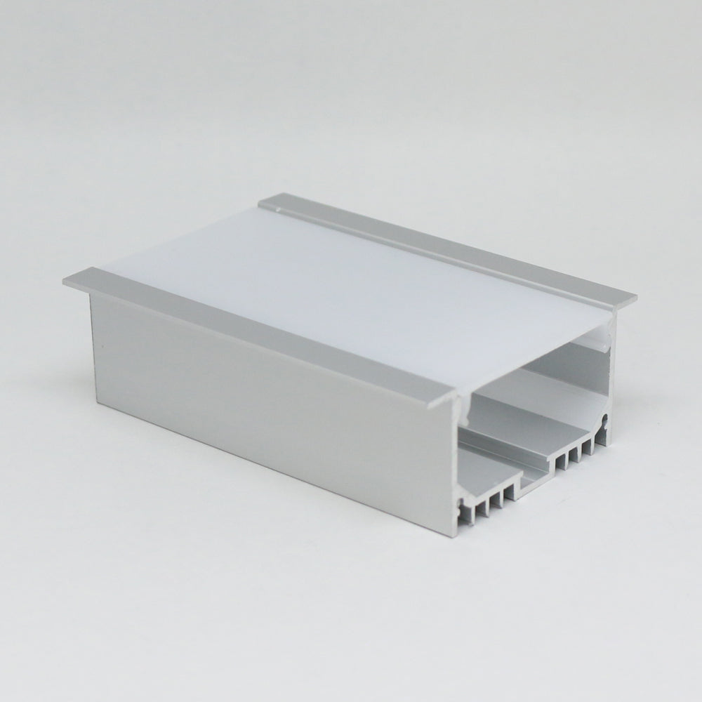 BN262 large flush mount LED channel with frosted diffuser