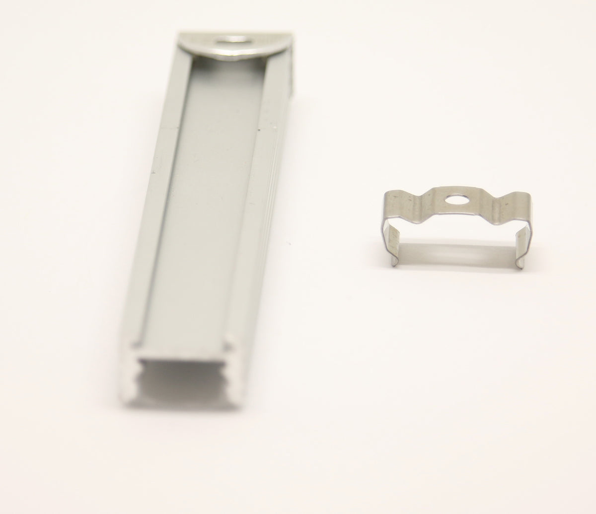 BN250 LED aluminum channel end caps and mounting clips