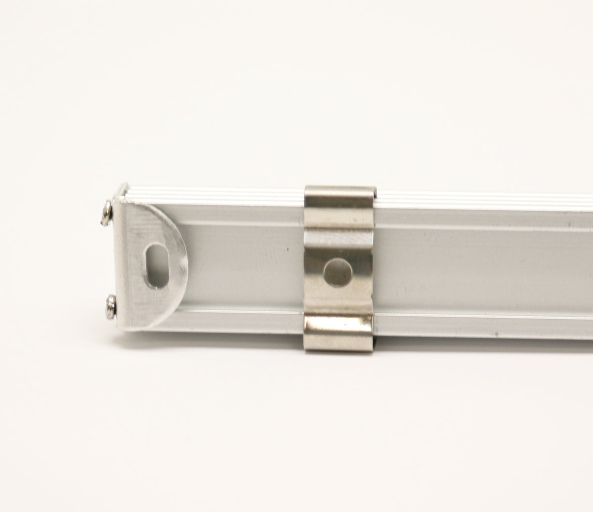 BN250 LED aluminum channel end caps and mounting clips