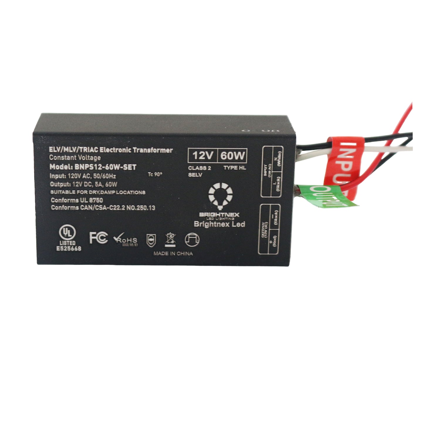 Smallest DIMMABLE TRANSFORMER (LED Driver) 12V, 60W