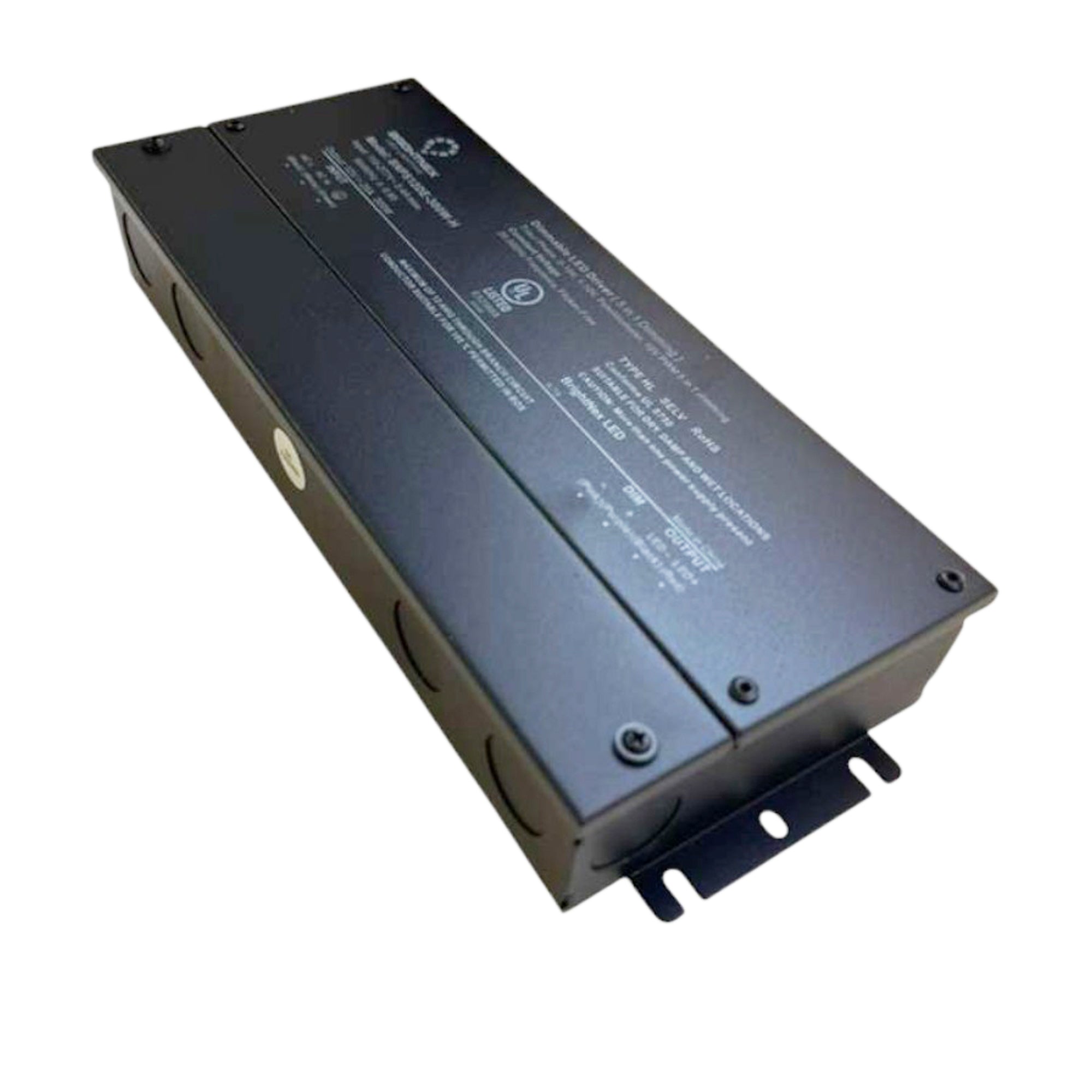 300W 5-in-1 Dimmable LED Driver with Junction Box – 12V / 24V – TRIAC, ELV, MLV, 0-10V, PWM, Potentiometer – Flicker-Free, Full Range Dimming