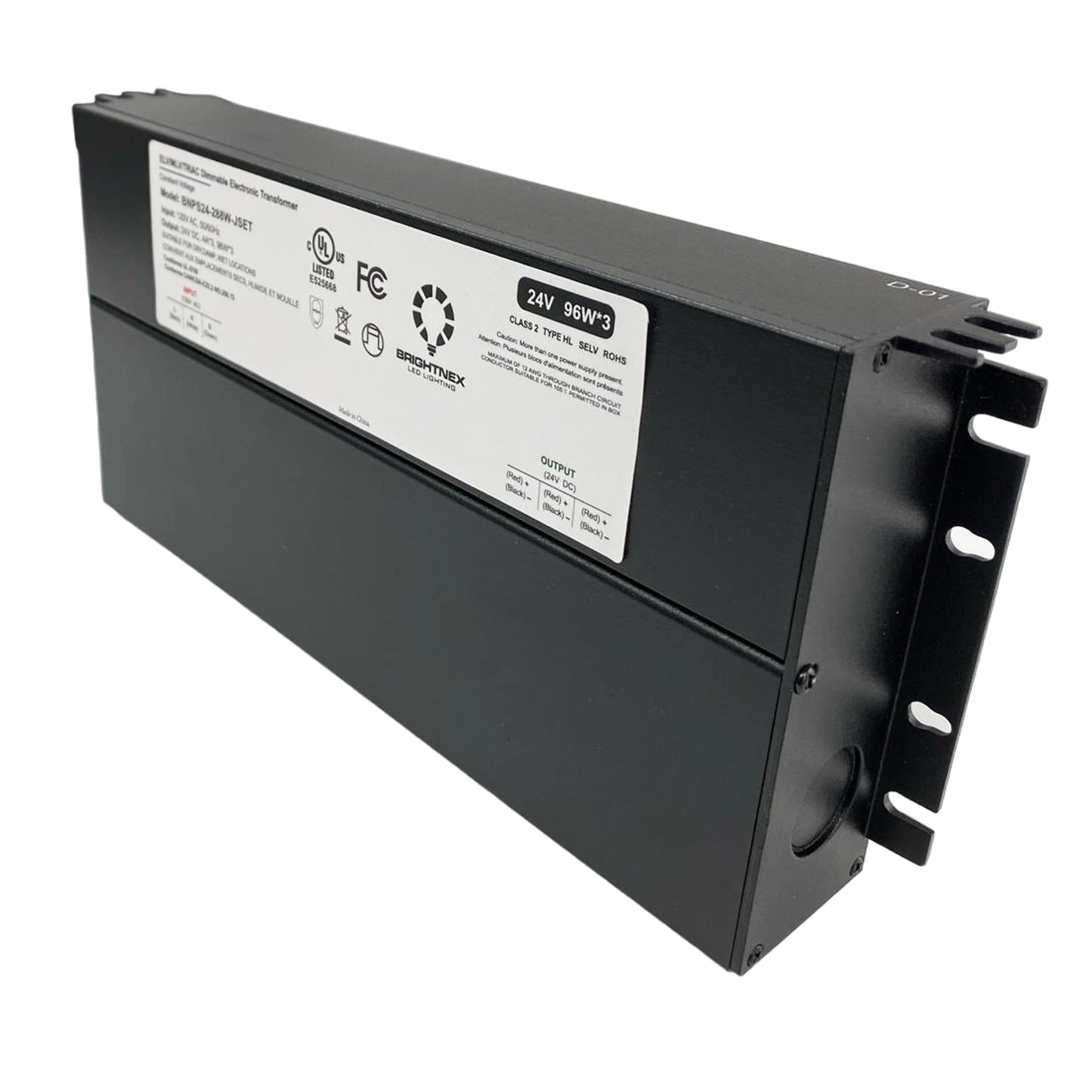 Dimmable LED Driver 24V,288W for Wet, Damp, Dry Locations, Class 2, UL Certified (Dimmable LED Transformer)