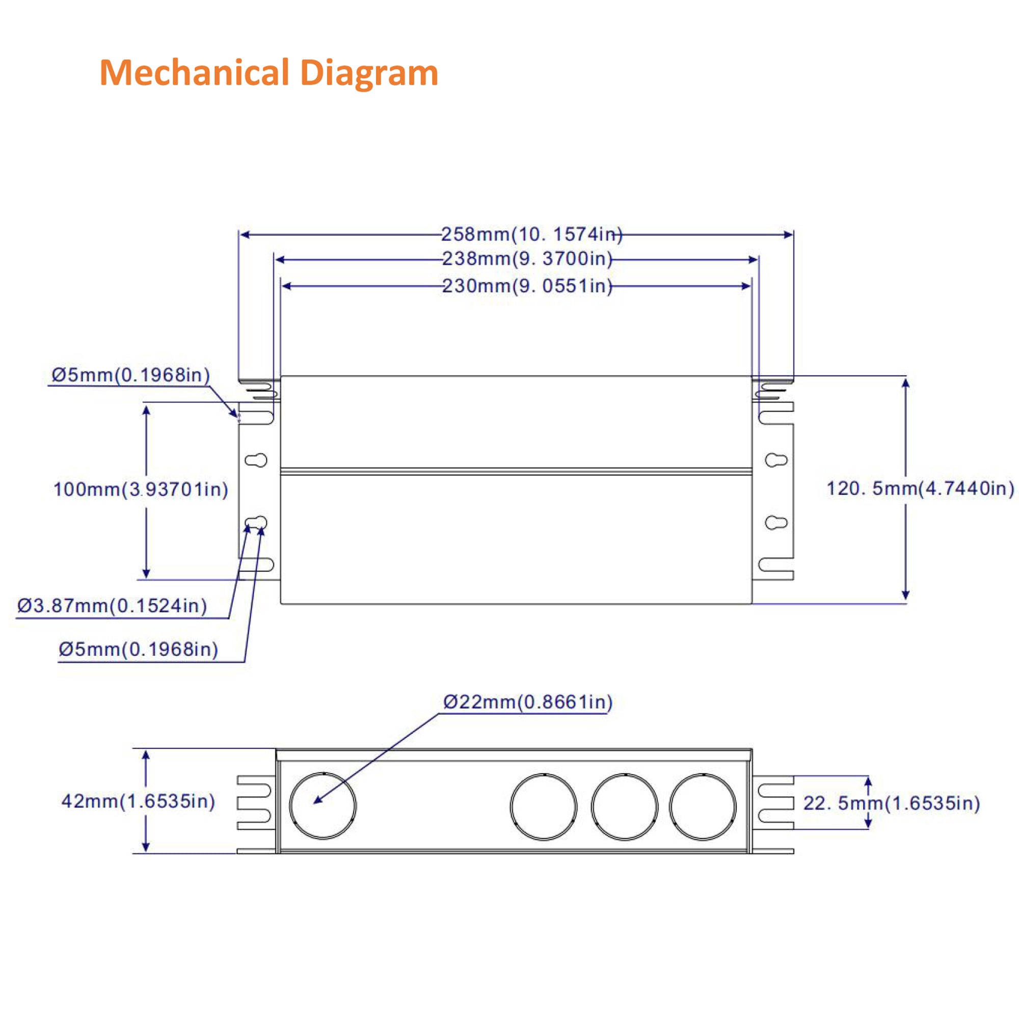 Dimmable LED Driver 24V,288W for Wet, Damp, Dry Locations, Class 2, UL Certified (Dimmable LED Transformer)