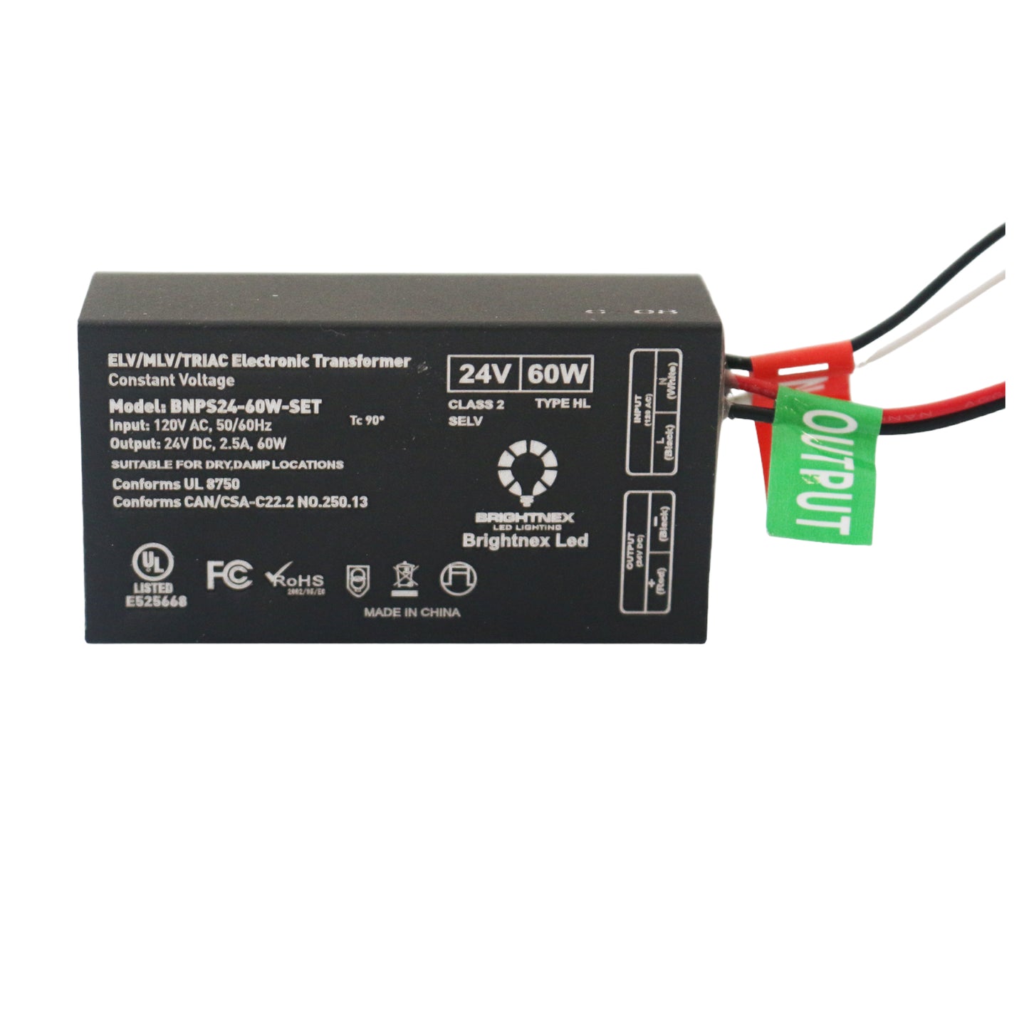 Smallest DIMMABLE TRANSFORMER (LED Driver), 24V, 60W