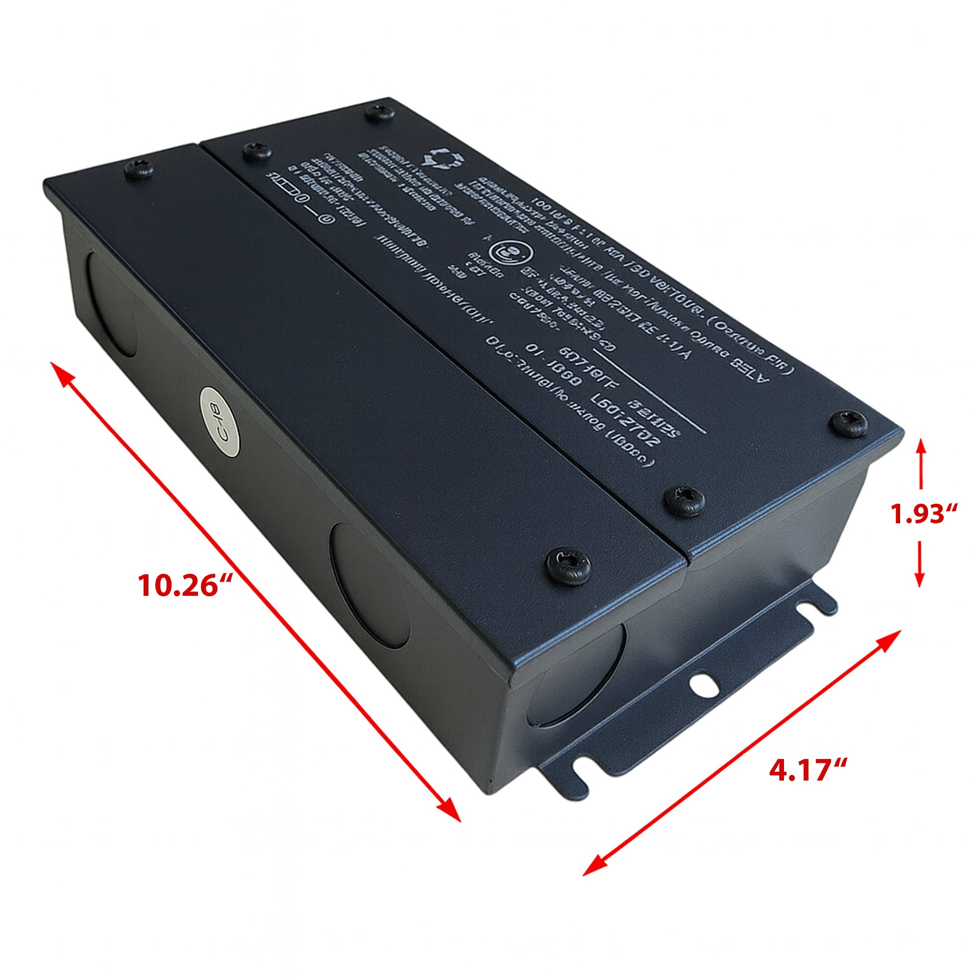 150W 5-in-1 Dimmable LED Driver with Junction Box – 12V / 24V – TRIAC, ELV, MLV, 0-10V, PWM, Potentiometer – Flicker-Free, UL Listed