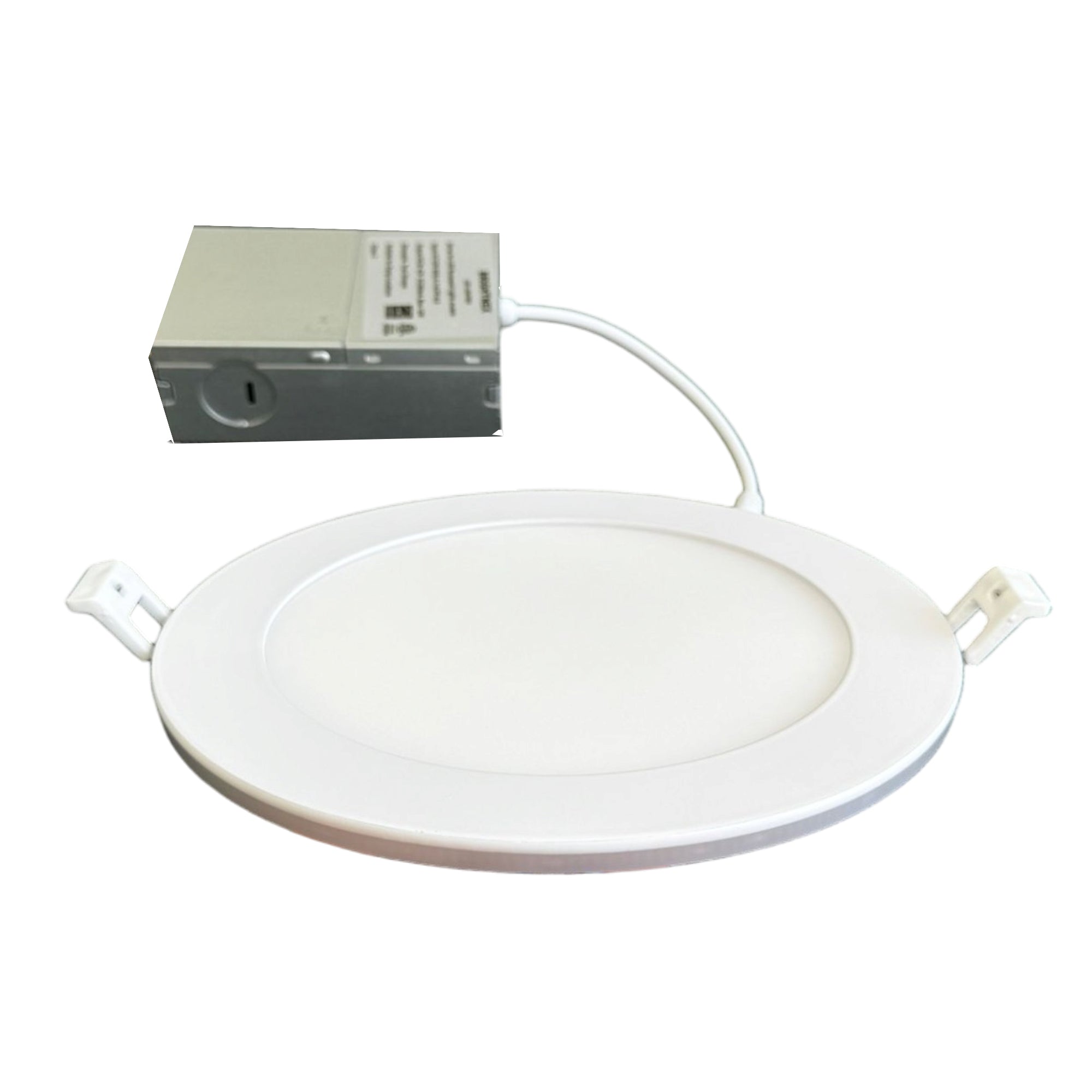 6 inch dimmable LED downlight with external metal junction box driver and quick connector for recessed indoor ceiling lighting