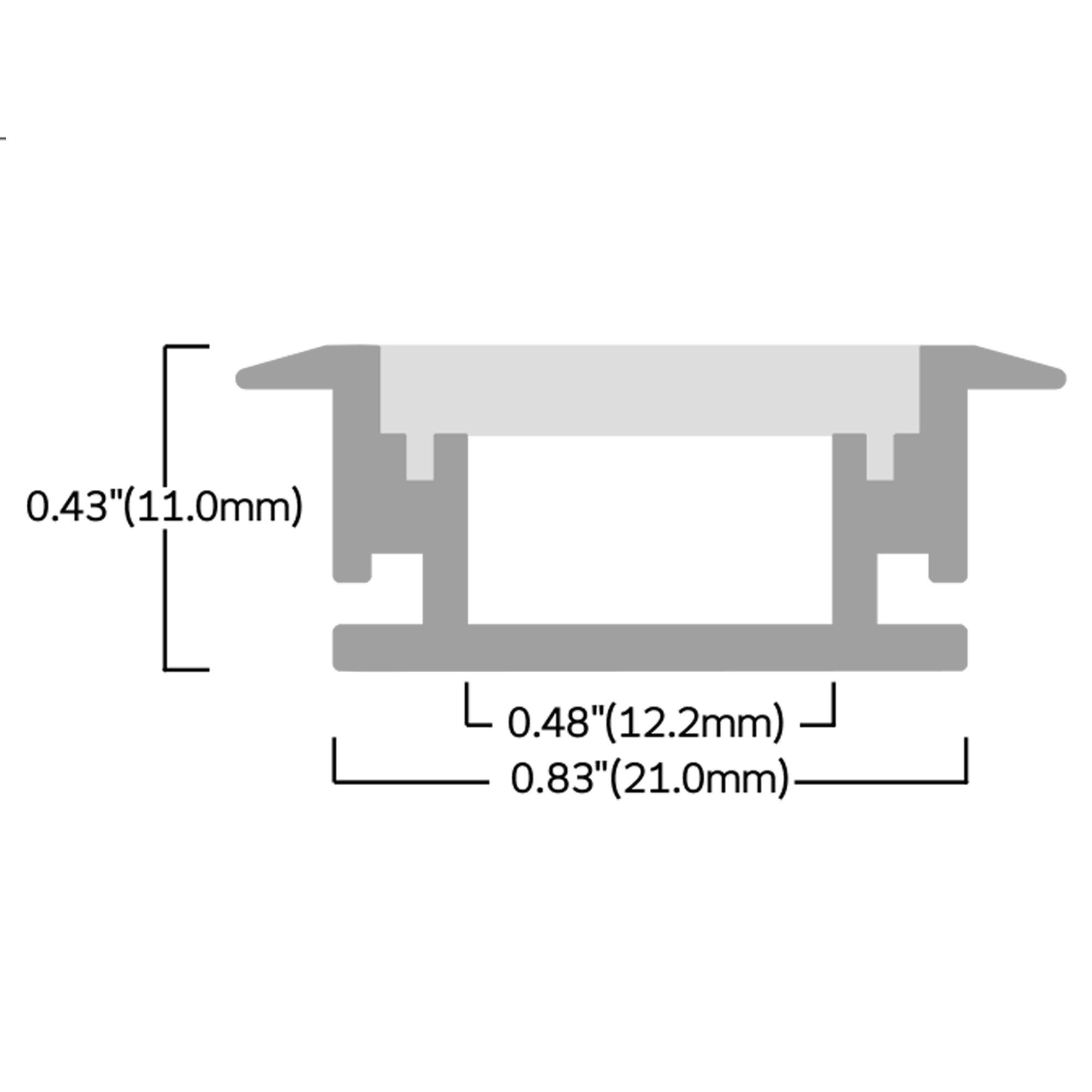 Floor LED Aluminum Profile