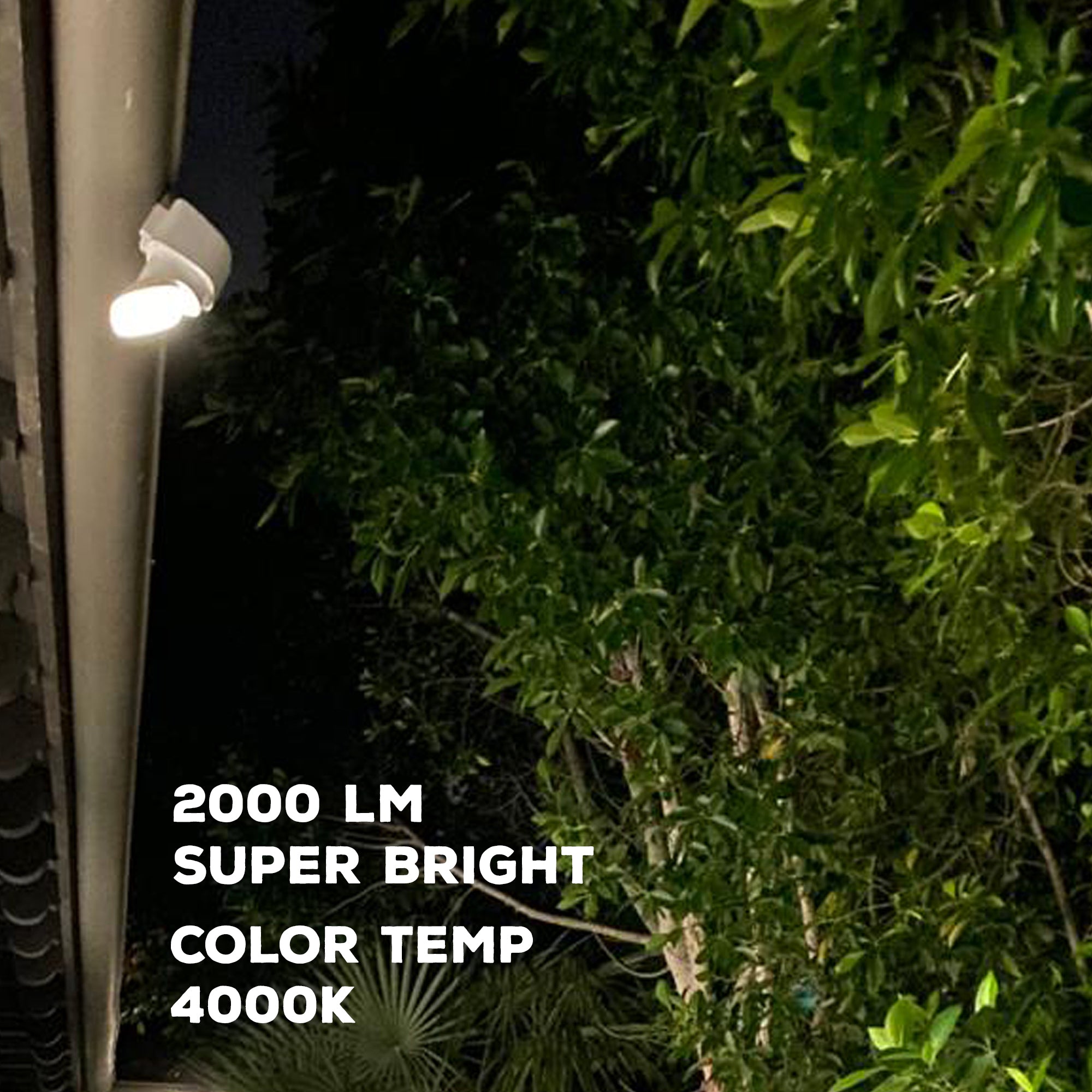 Emergency solar wall light, 2000 LUMENS SUPER BRIGHT, Easy to install, Multidirectional Head Solar Wall Light