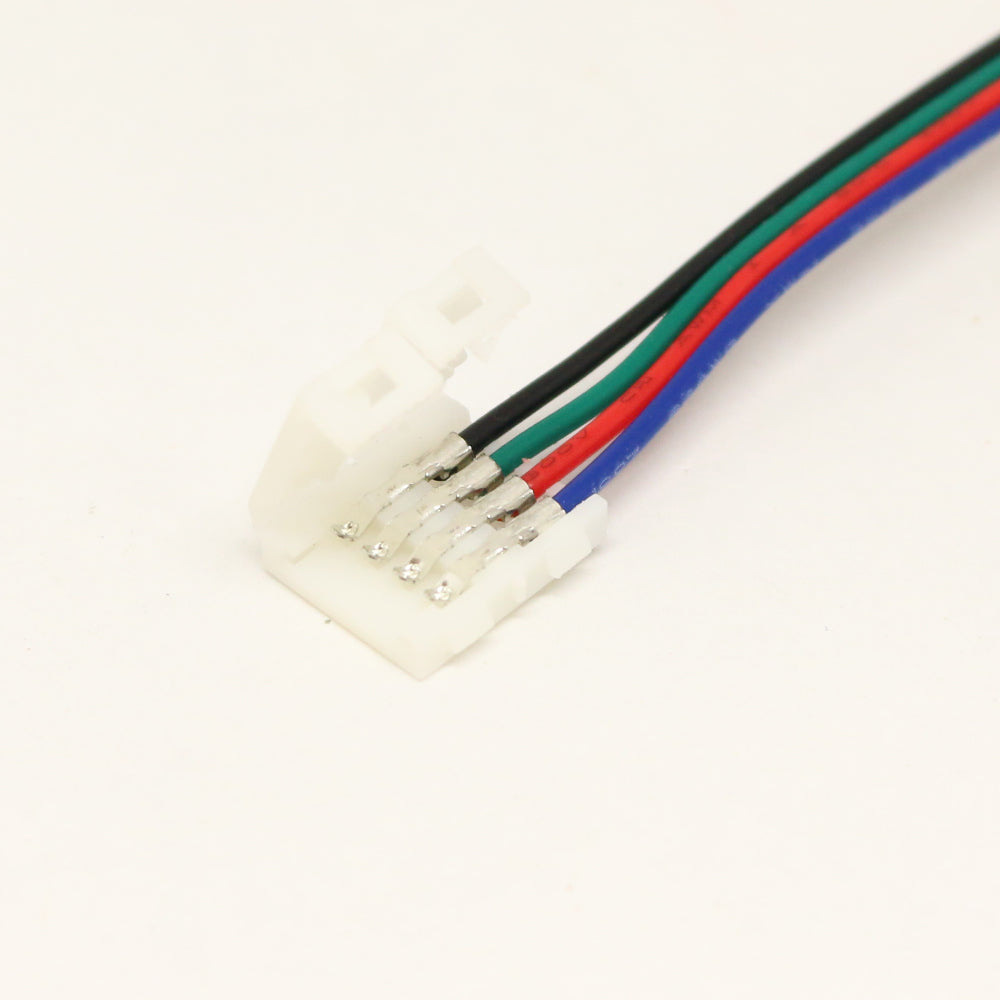 12V/24V LED Strip Light Single End Clip Connector With Wire