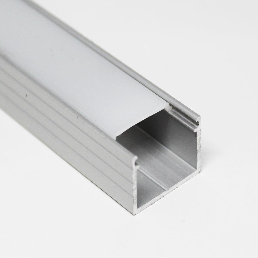 Aluminum Mounting Channel for Flexible Strip Lights, 110 V Strip light,  Square Shape