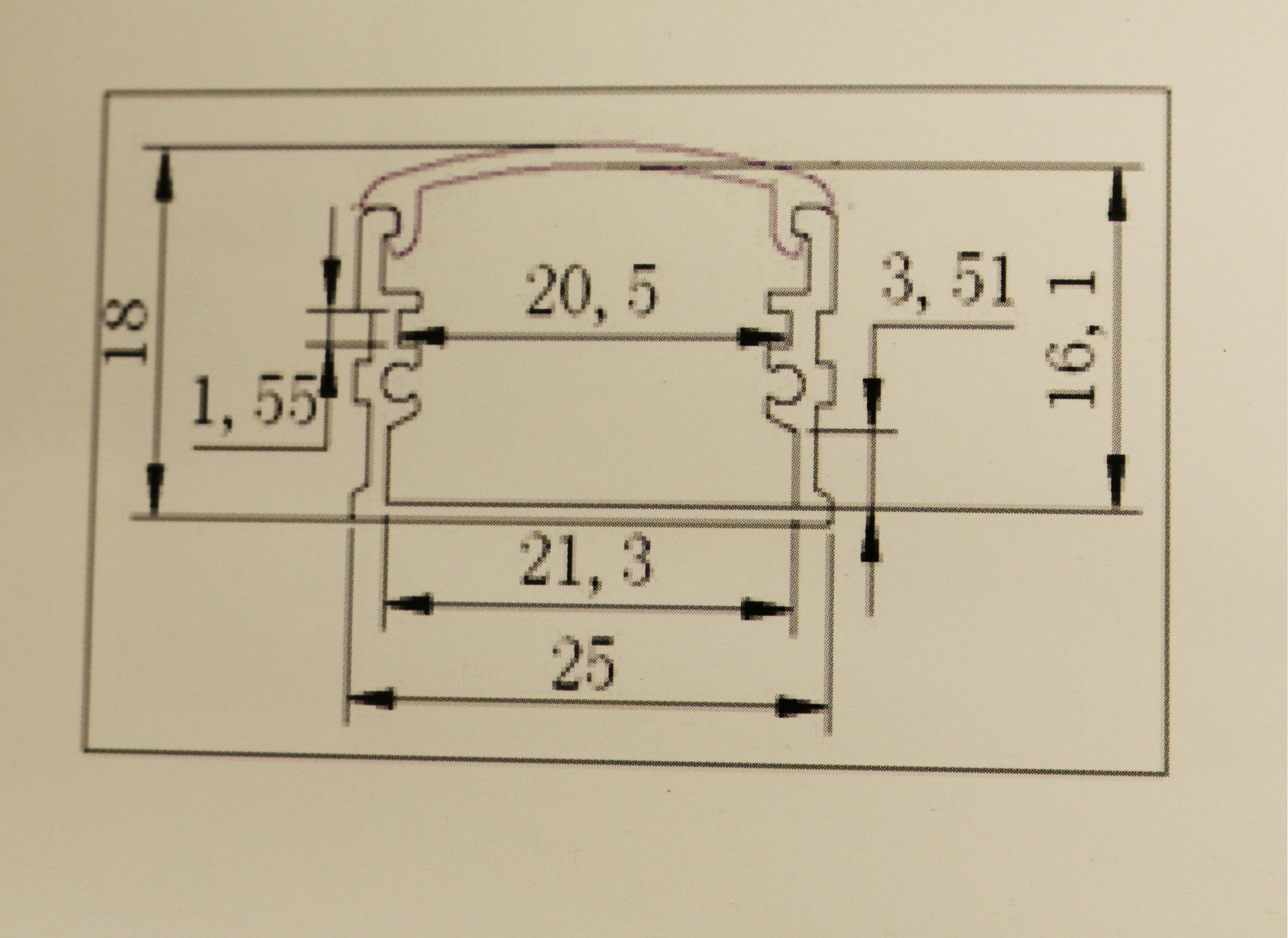 LED Profile Adjustable Aluminum