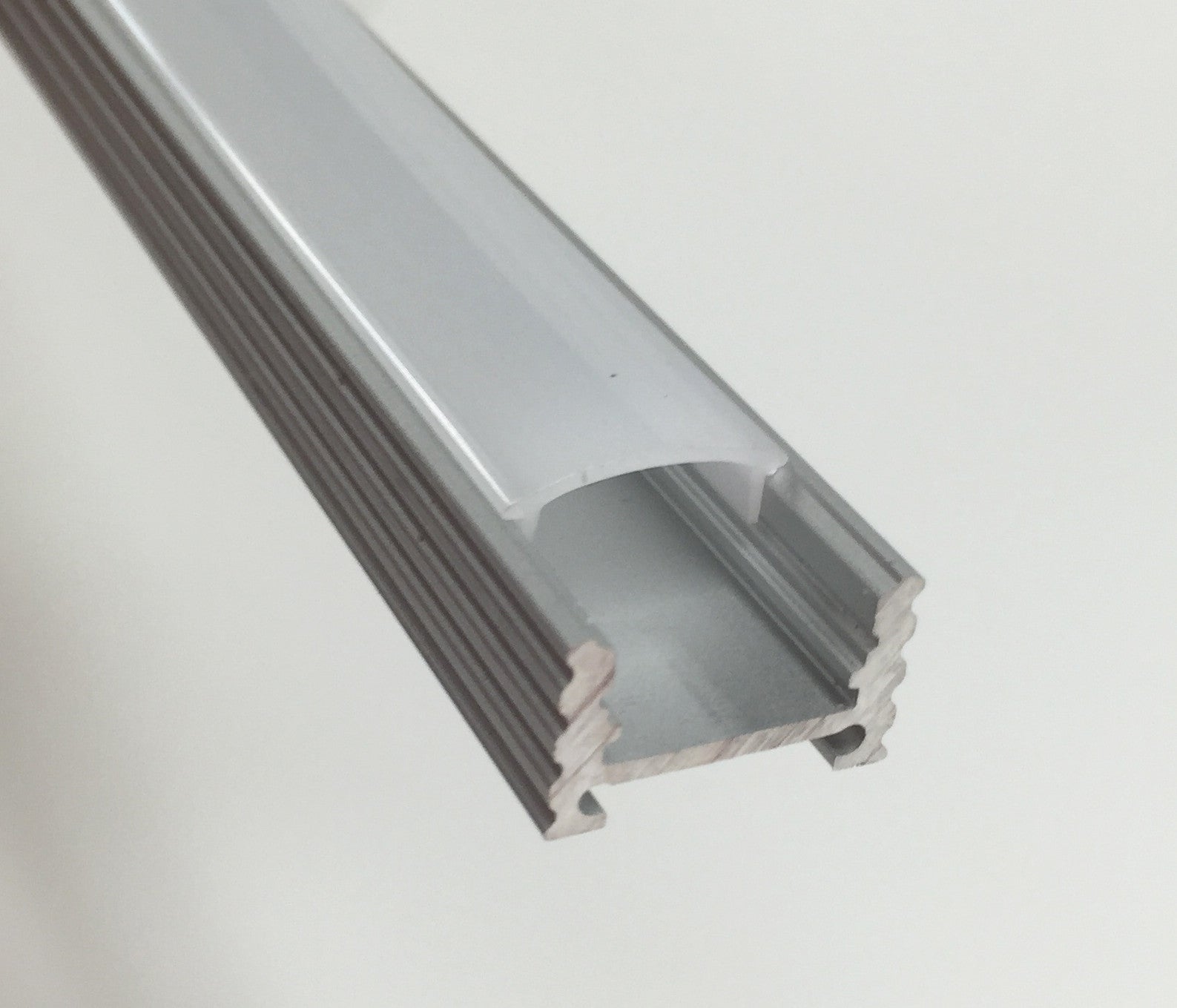 BN250 LED aluminum profile with frosted diffuser cover for linear LED lighting