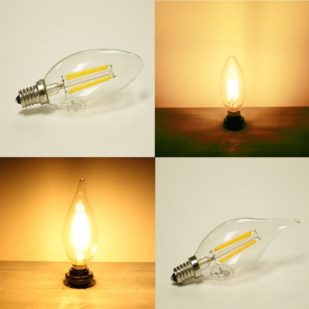 LED Filament Candelabra Bulb